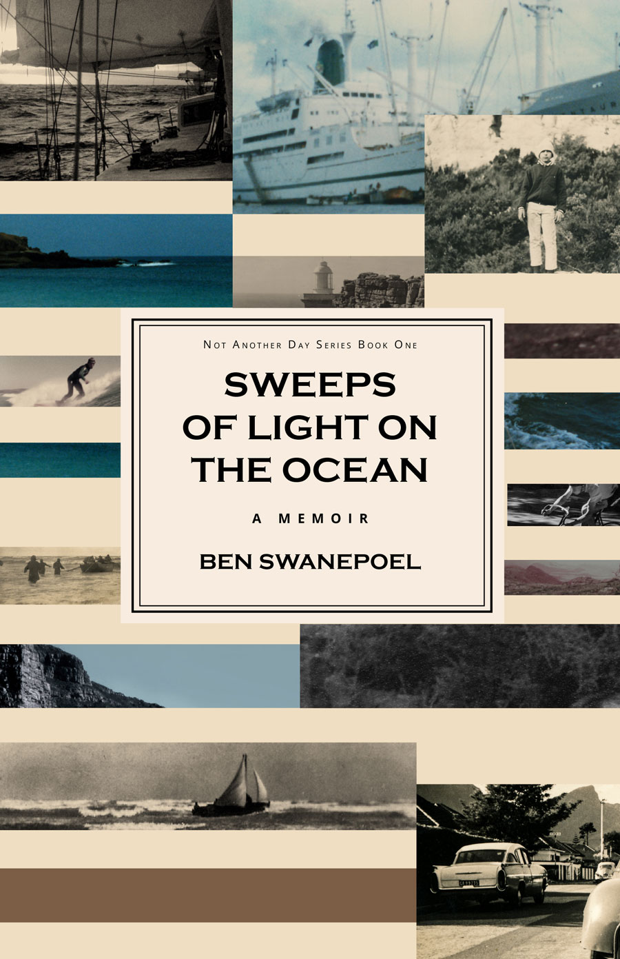 non-fiction-memoir-book-cover-design-riaan-wilmans-sweeps-of-light-on-the-ocean